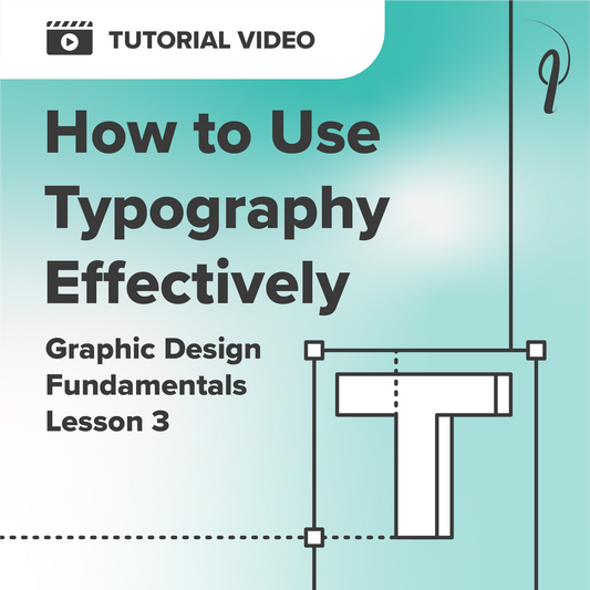 How to Use Text Like a Designer - Graphic Design Fundamentals - Video Lesson 3